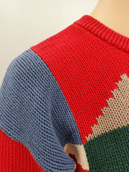 Duck-themed sweater from the 80s-90s, size 36-38