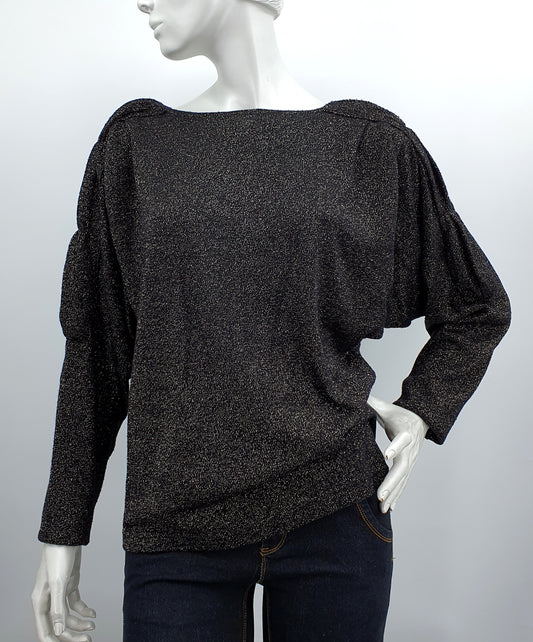 Ragazzi, gold lurex sweater from the 80s, size 38-40