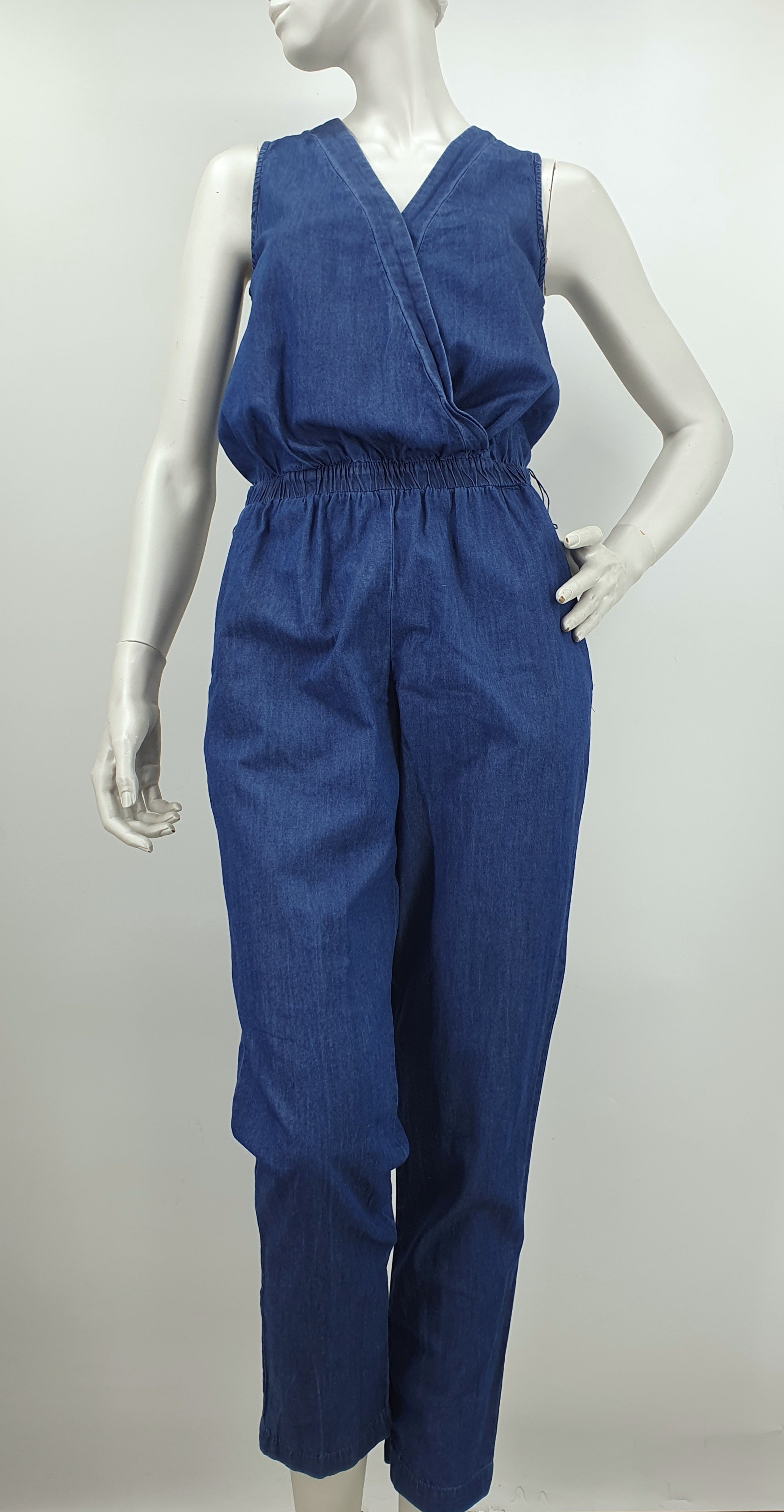 Mimi chica, denim blue jumpsuit, size 36-38