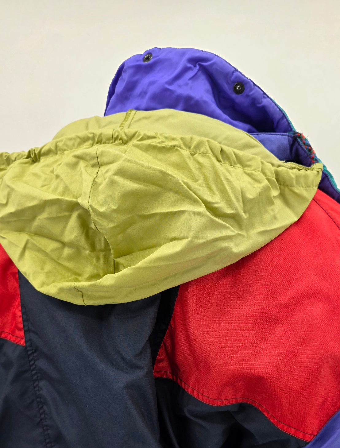 Skiss, French unisex padded jacket from the 80s, size women's 46, men's XL