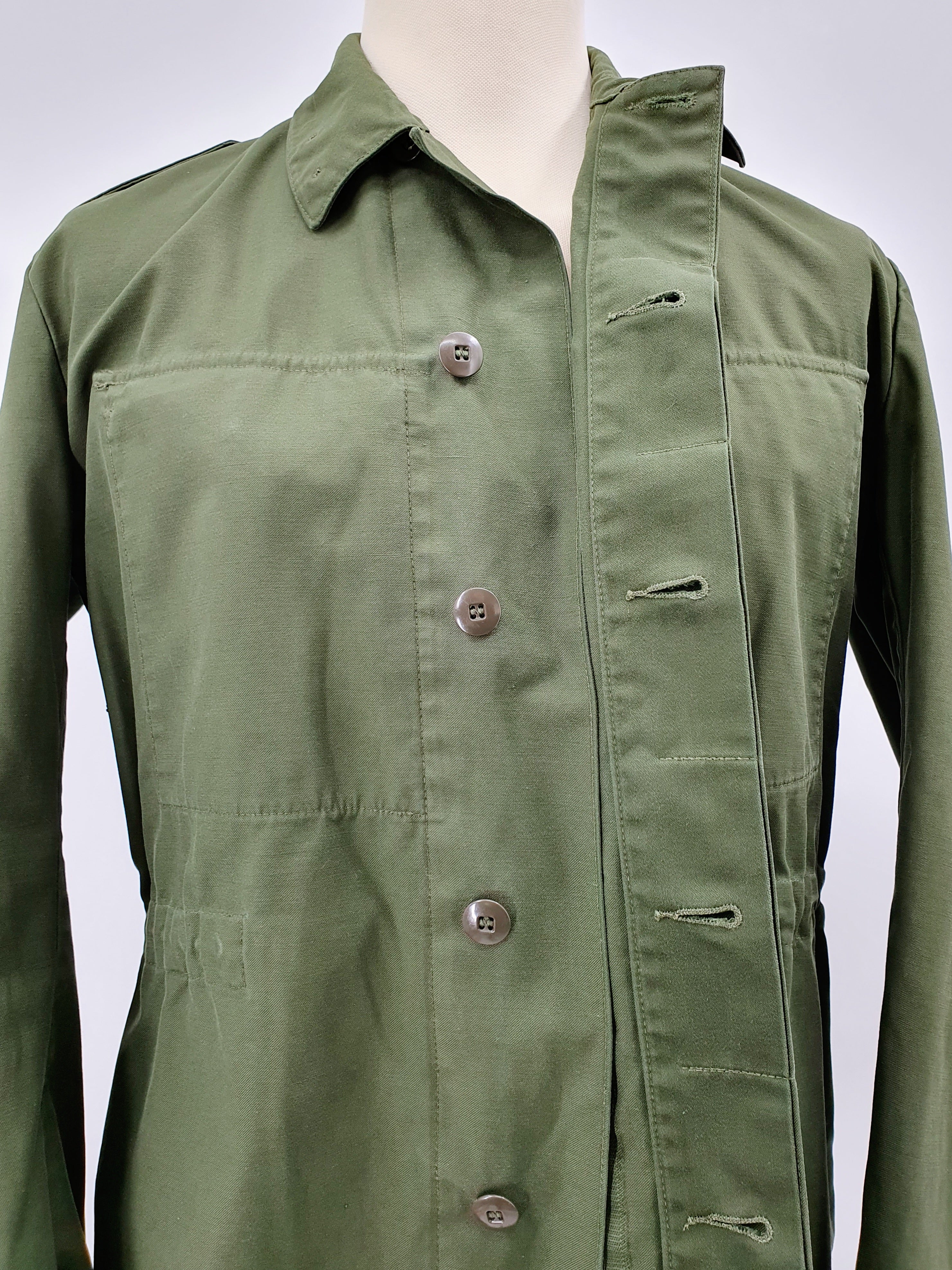 Men's military-style field jacket, size S