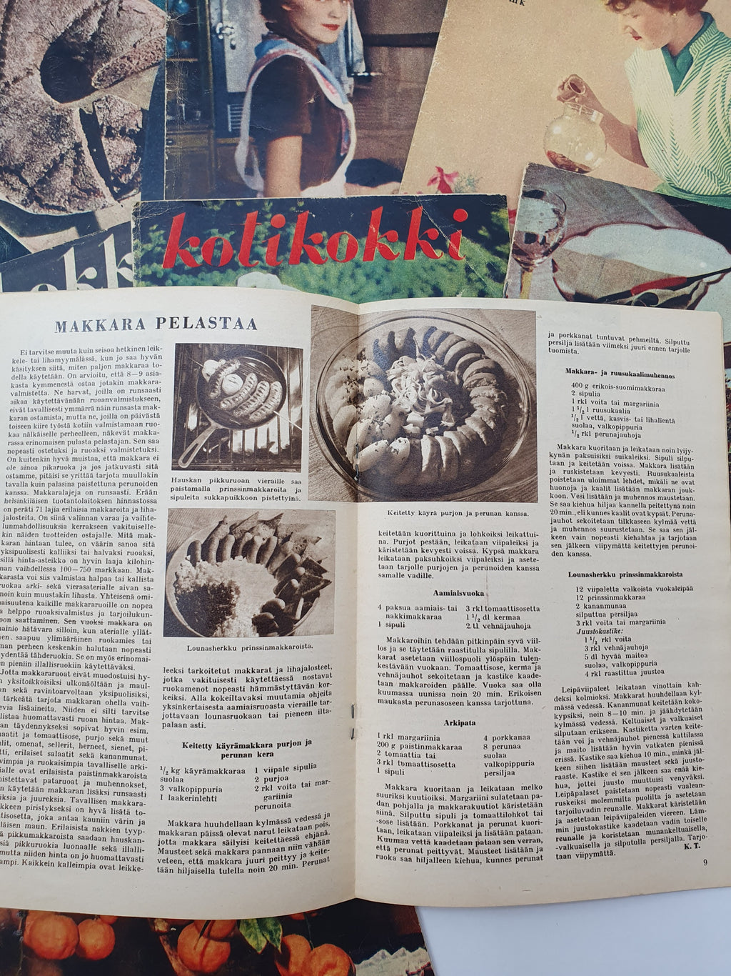 Kotikokki magazines from 1954 | 8 issues