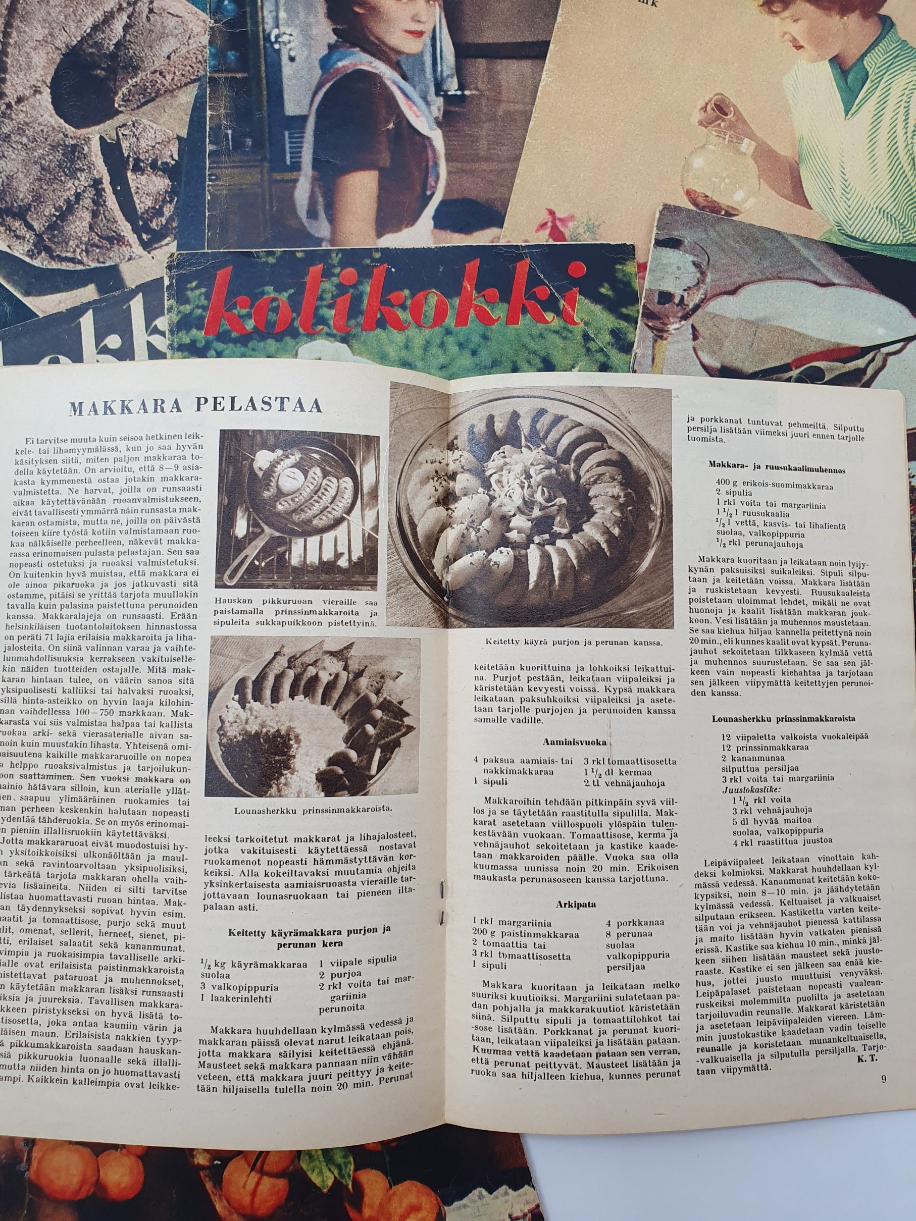 Kotikokki magazines from 1954 | 8 issues