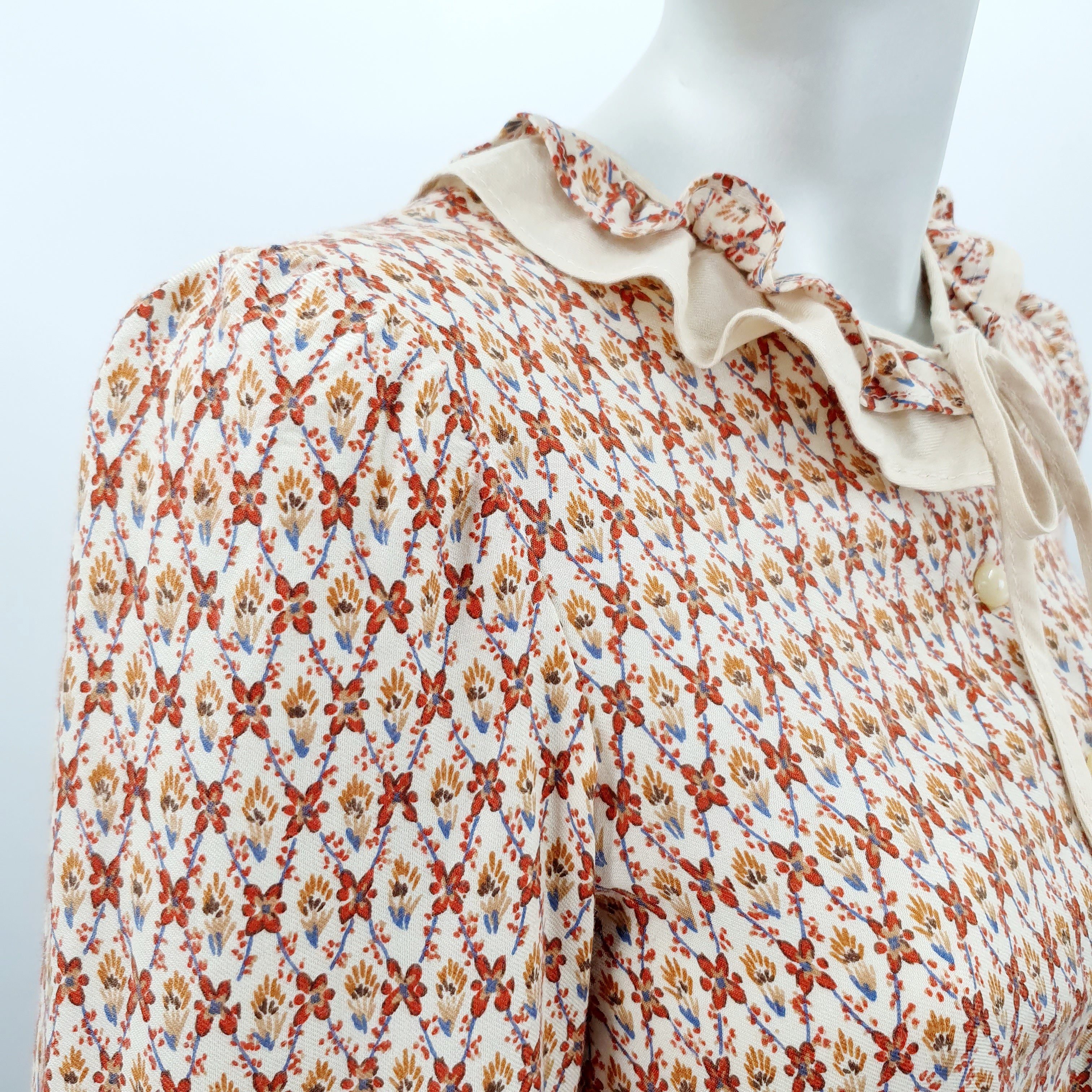 Tiina, long-sleeved dress from the 70s-80s, size 34-36