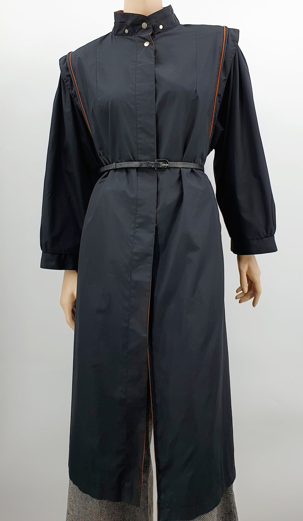 Women's A-line trench coat from the 70s-80s, size 36-42