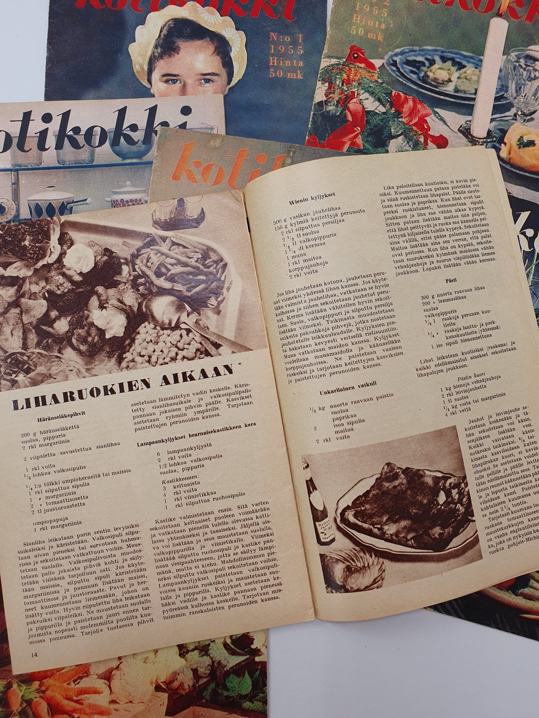 Home Chef magazines from 1955 | 7 issues