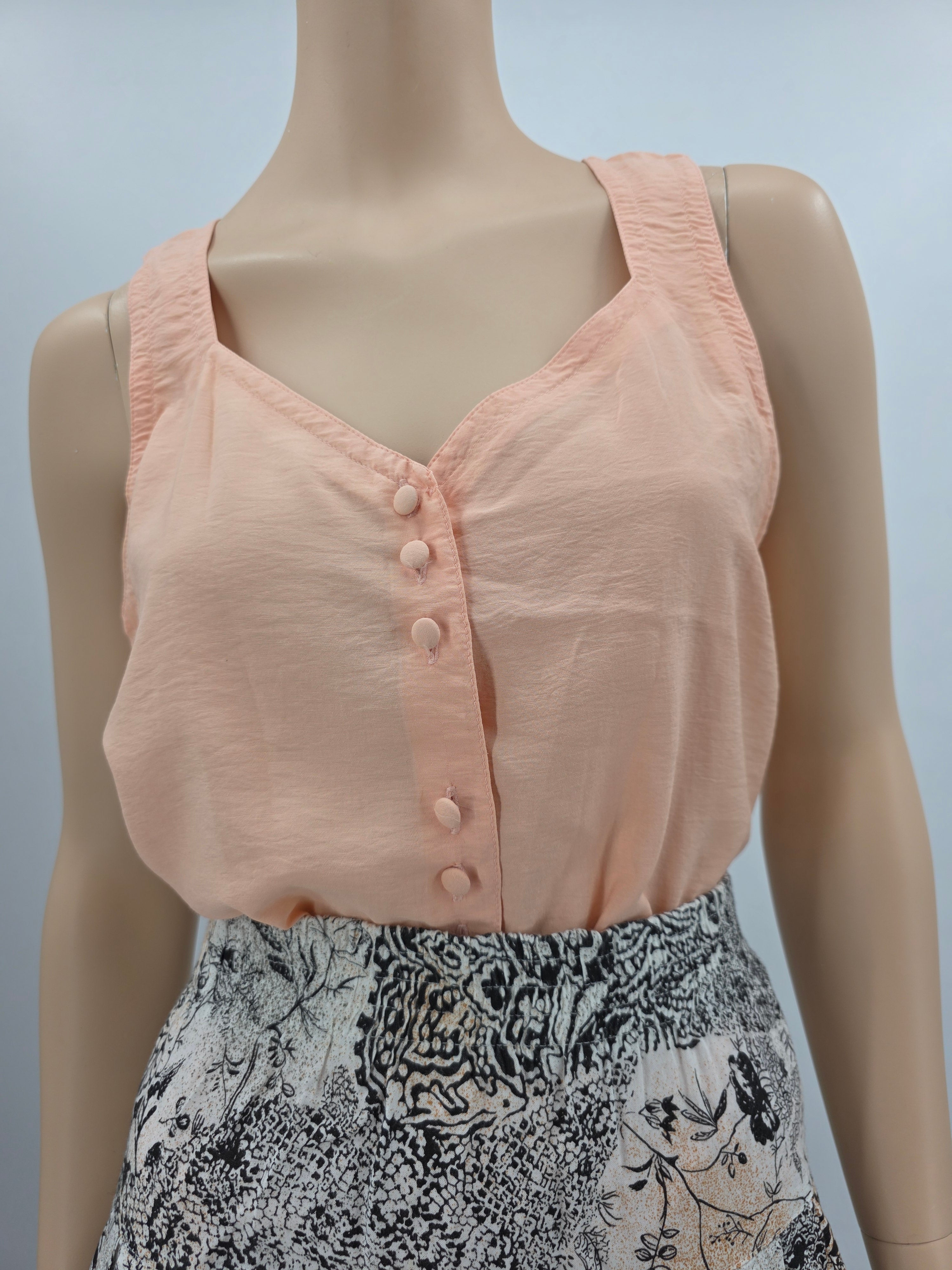 Martinelli, peach colored top from the 80s-90s, size 36/38