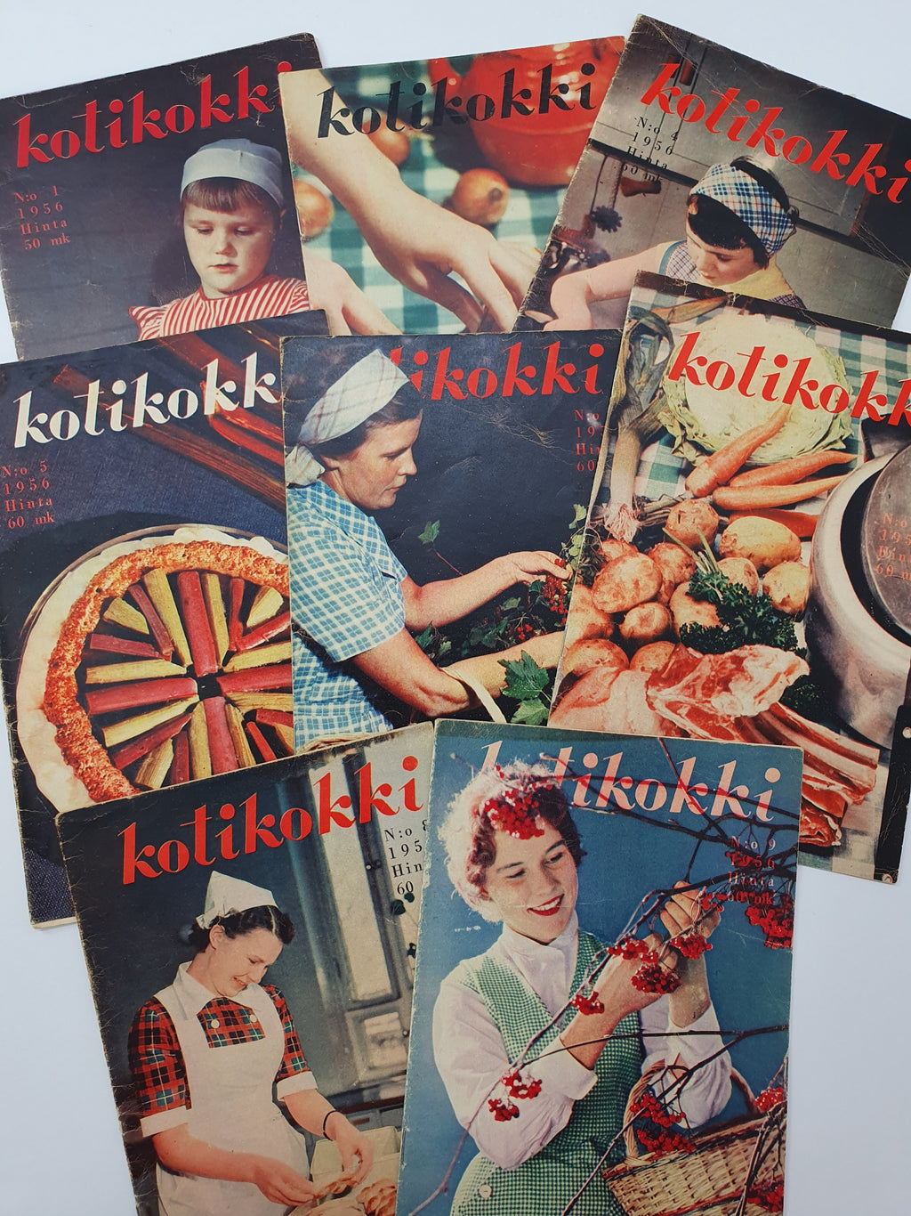Kotikokki magazines from 1956 | 8 issues