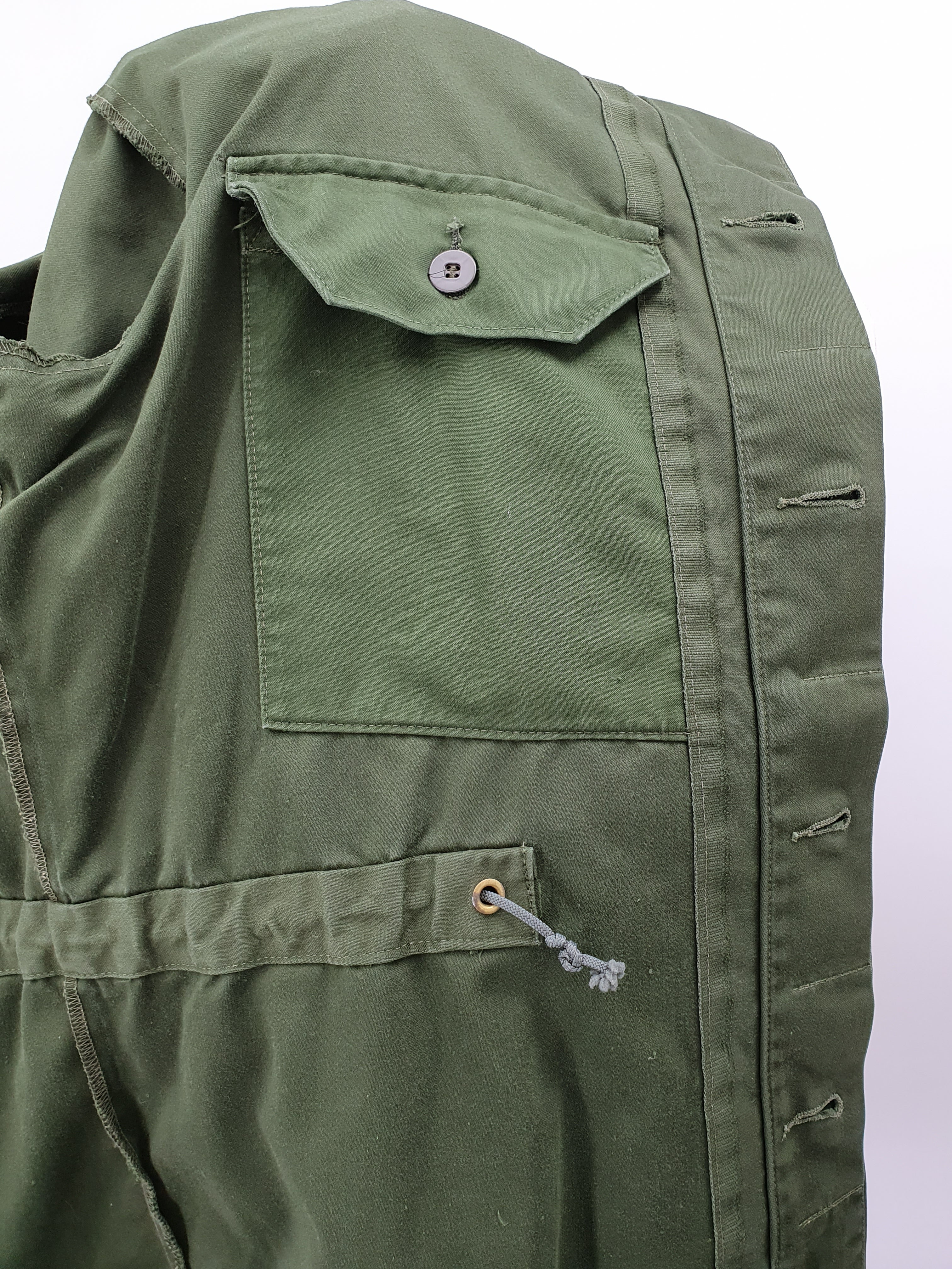 Men's military-style field jacket, size S