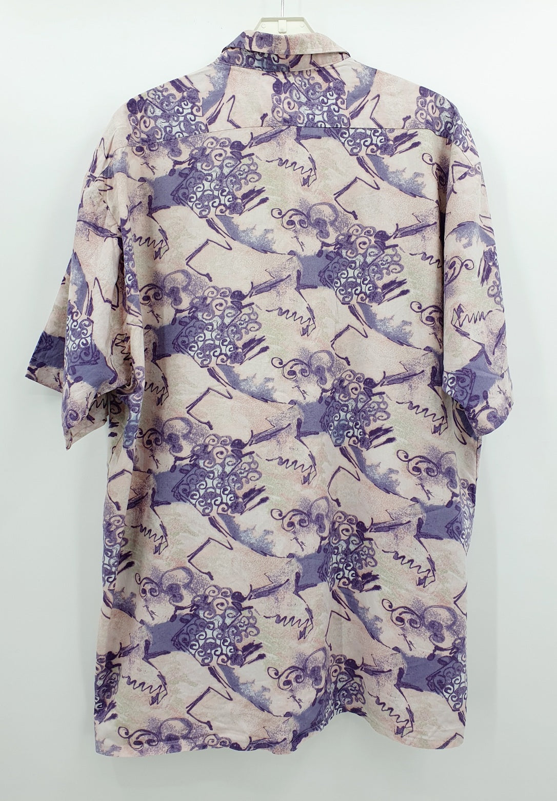 New Gino, miesten lyhythihainen kesäpaita 90-luvulta, koko 2XL-3XL