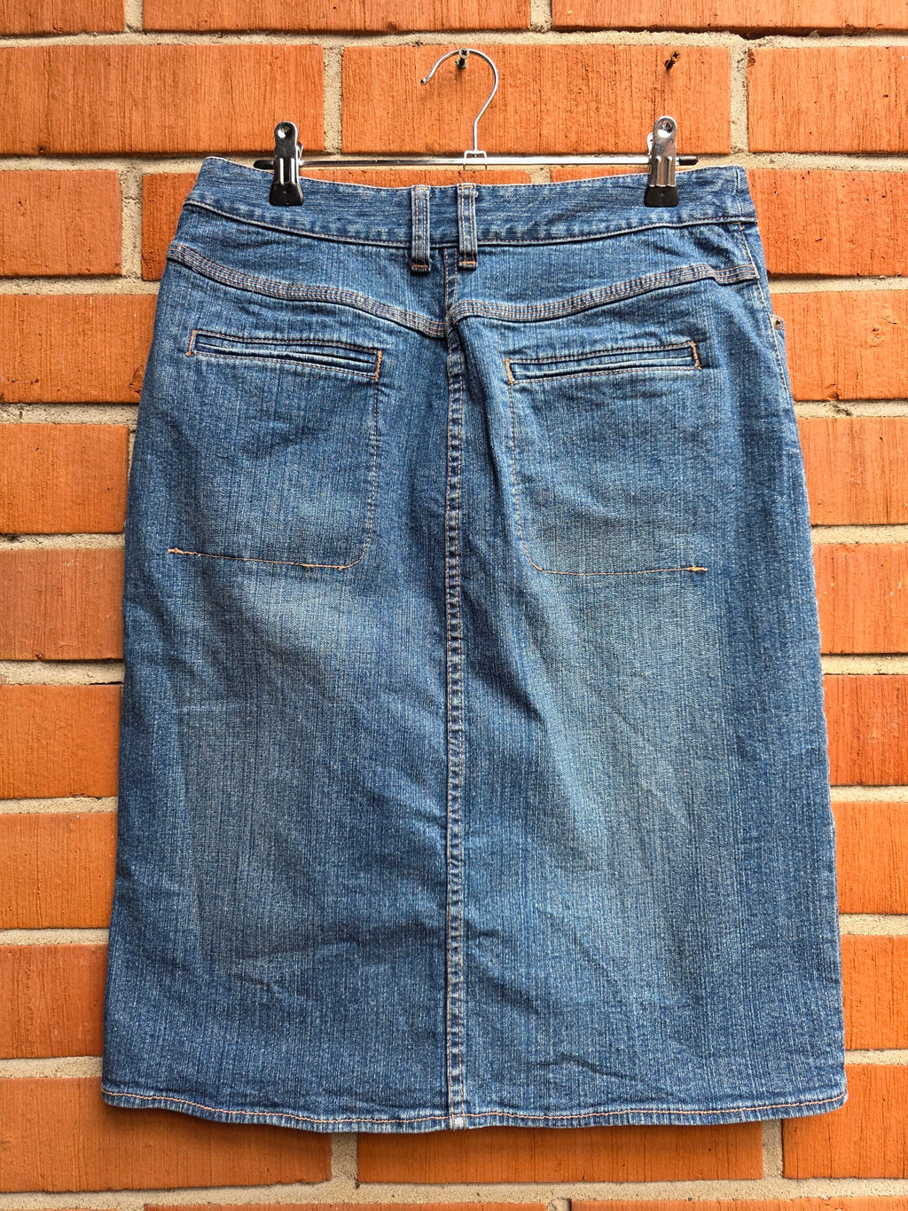 Mosaic, Y2K denim skirt, waist 77cm, size (36)38