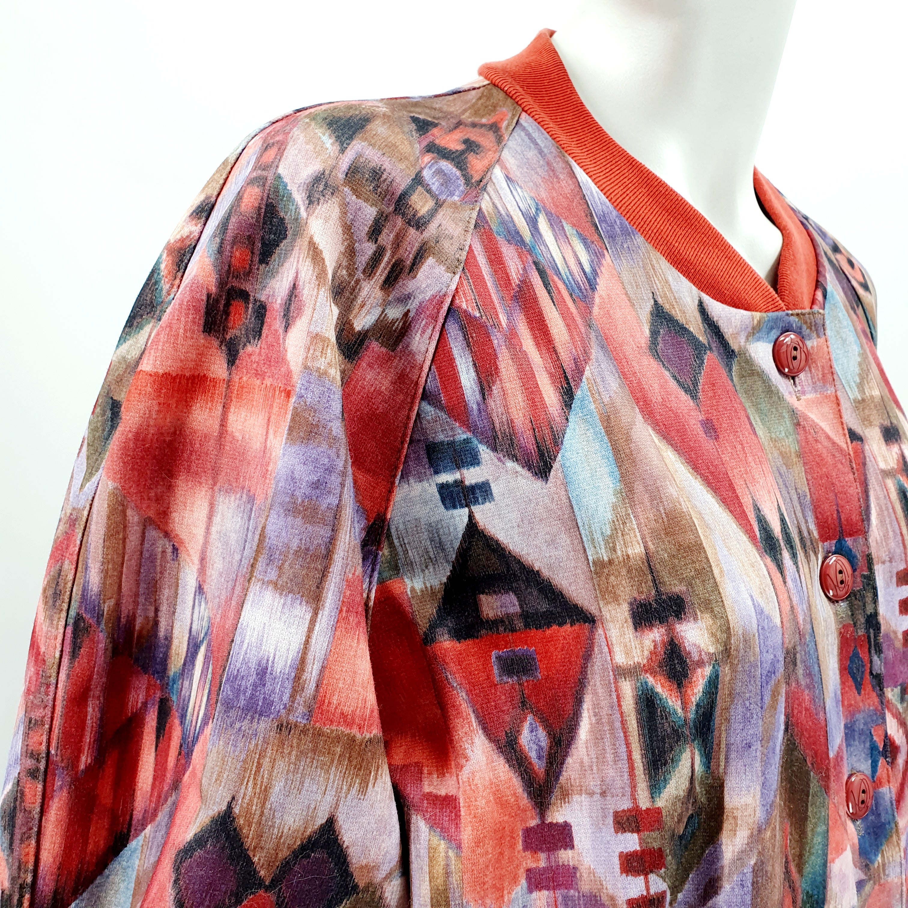 FinnKarelia, colorful jacket from the 80s, size 42