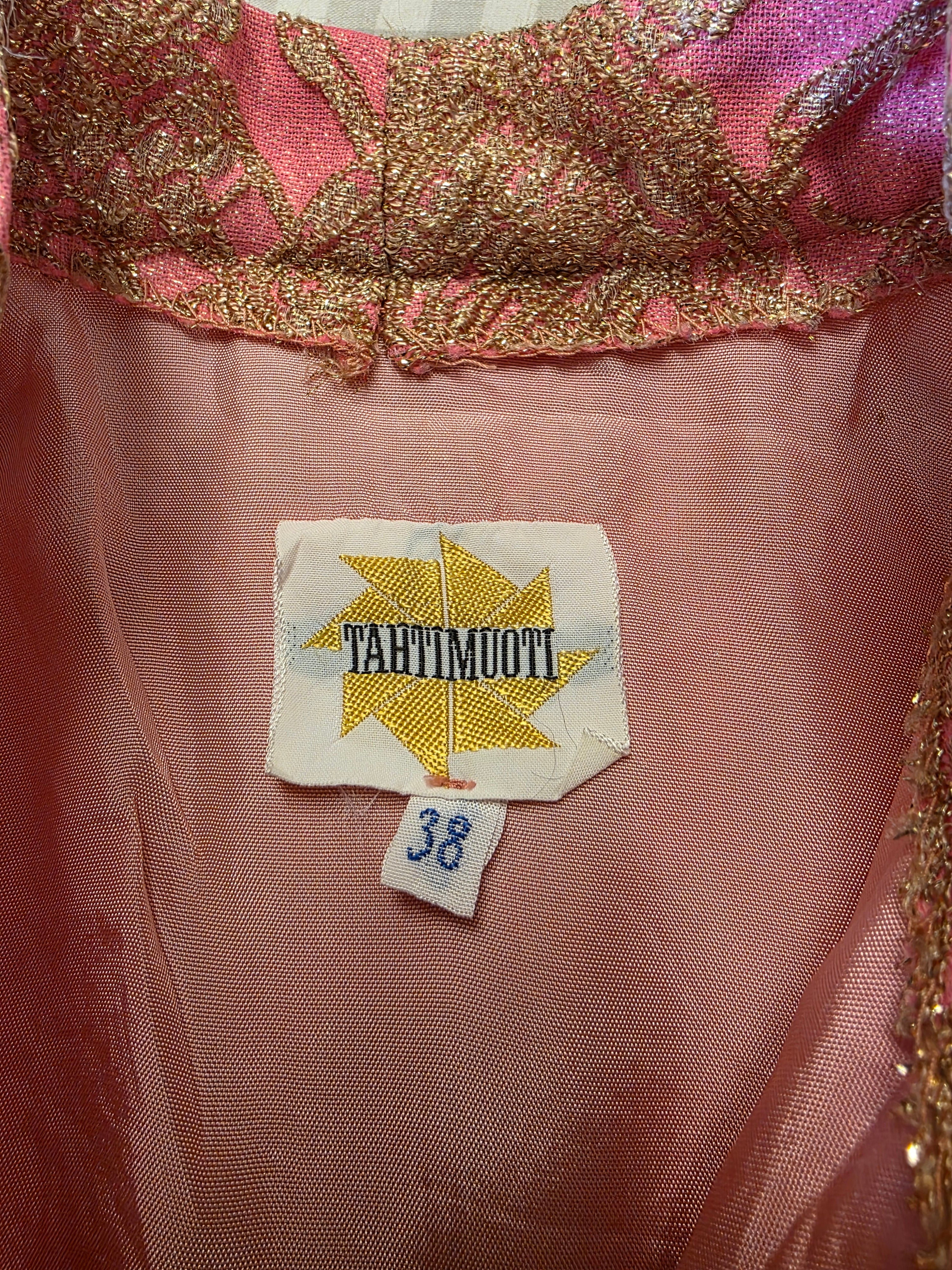 Tähtimuoti, hihaton juhlatunika 60-luvulta, koko 34-36
