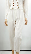 Tuomiss, off-white ski pants from the 80s-90s, waist 76cm, size 38