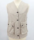 Ragazzi, beige fisherman's vest from the 90s, size men's S