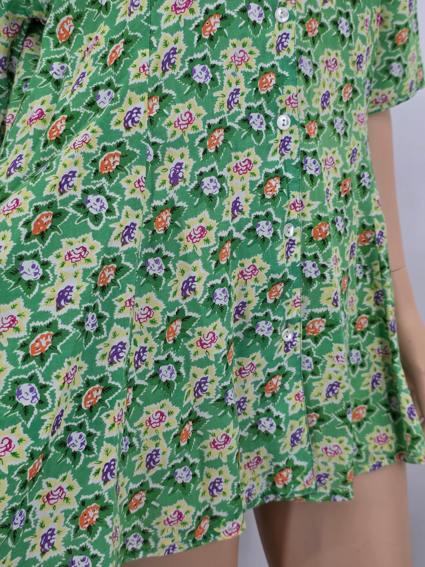 Kosinski, bell-shaped short tunic from the 80s, size 40-42