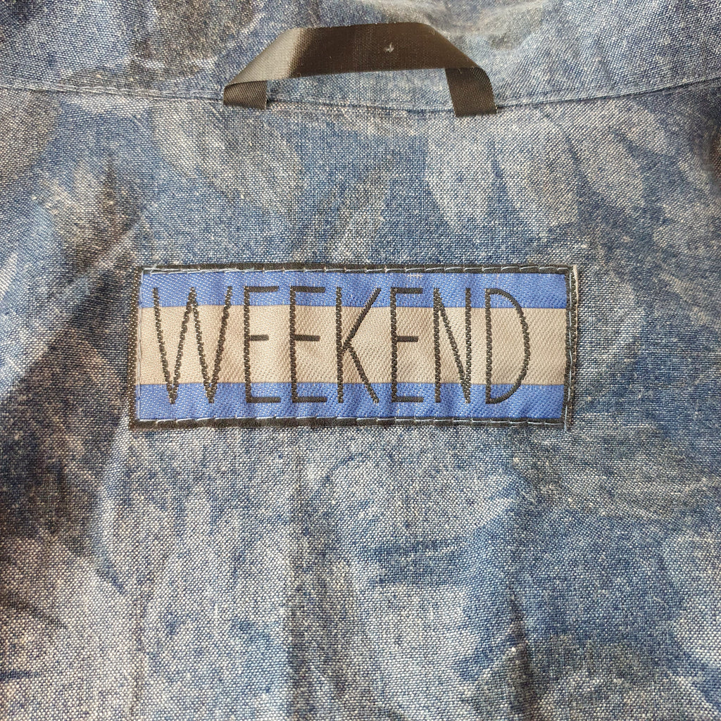 Weekend, denim blue blazer from the 80s-90s, size 38-40