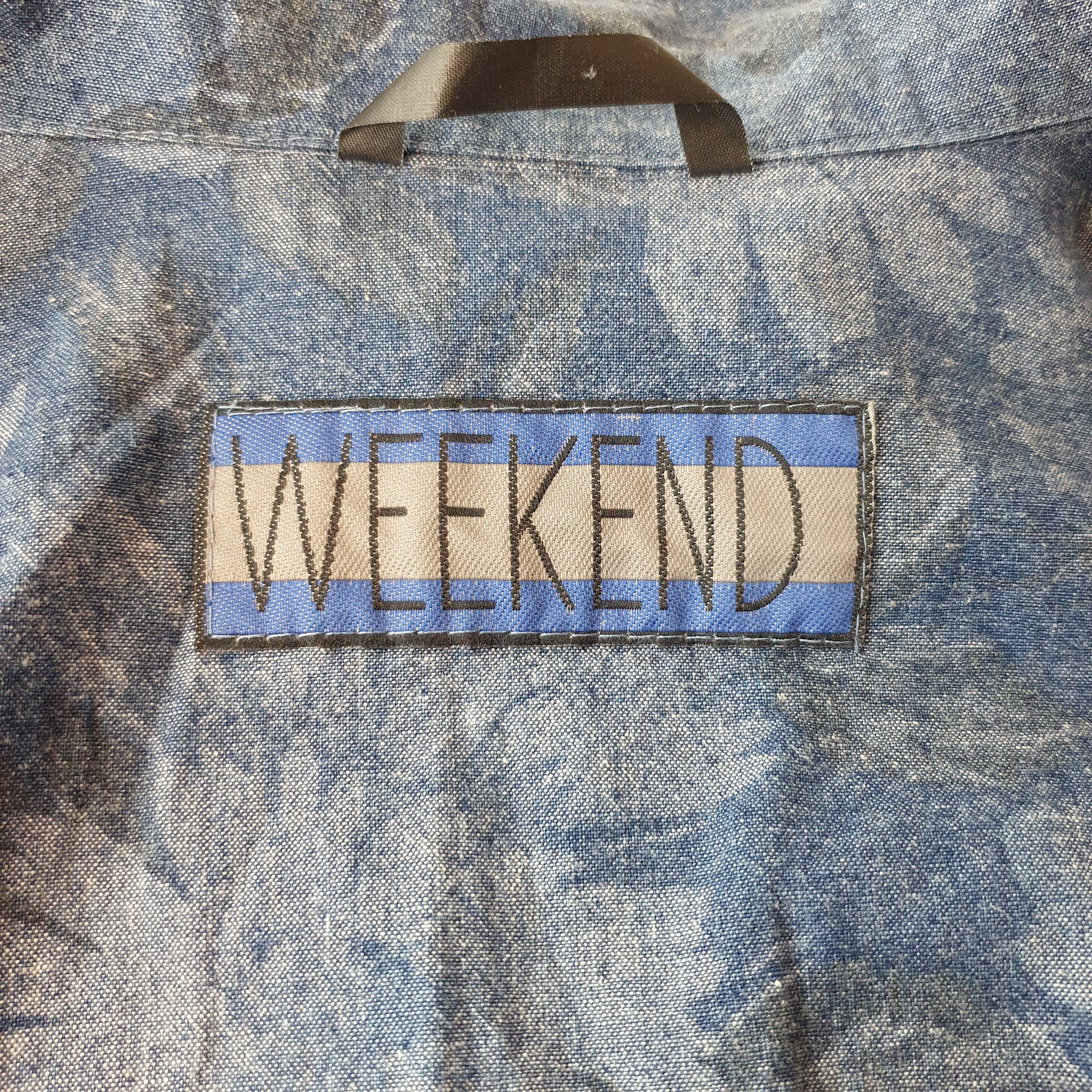 Weekend, denim blue blazer from the 80s-90s, size 38-40