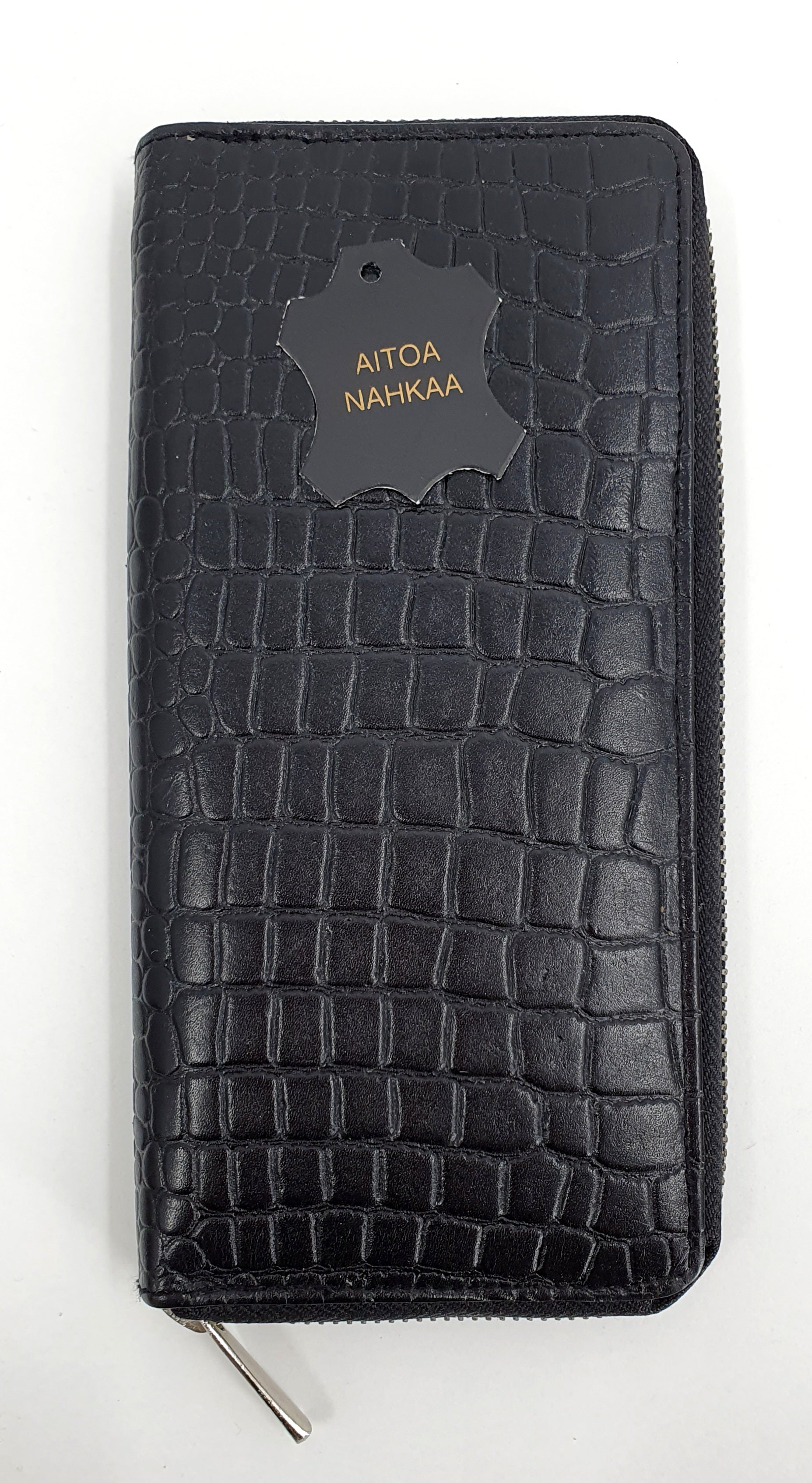 Black leather wallet from the 90s