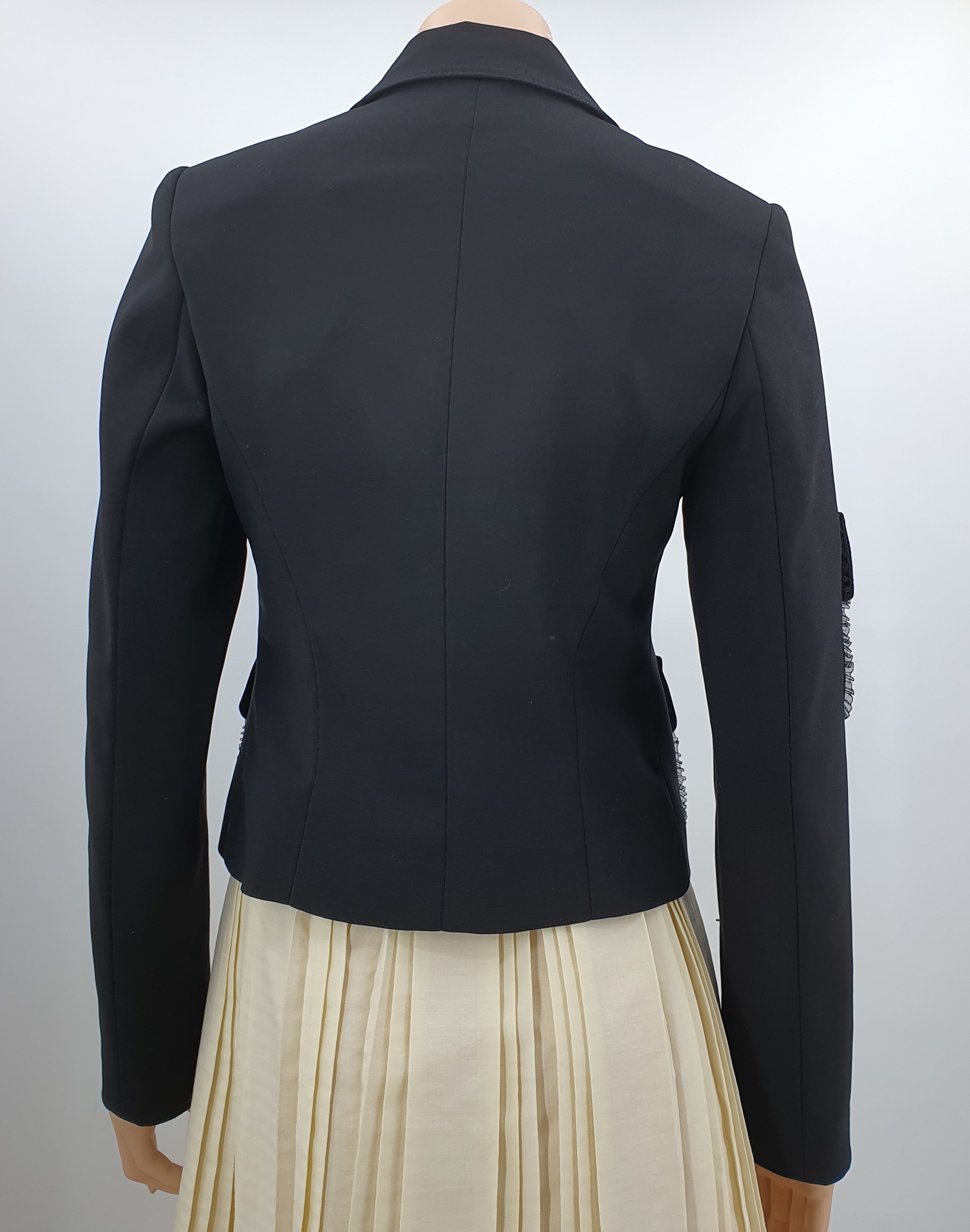 Angel, women's black jacket from the 2000s, size 34(36)