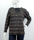 80s patterned sweater, size 38-40