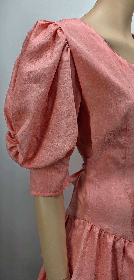 MollyB, pink party dress from the 80s, size 34(36)