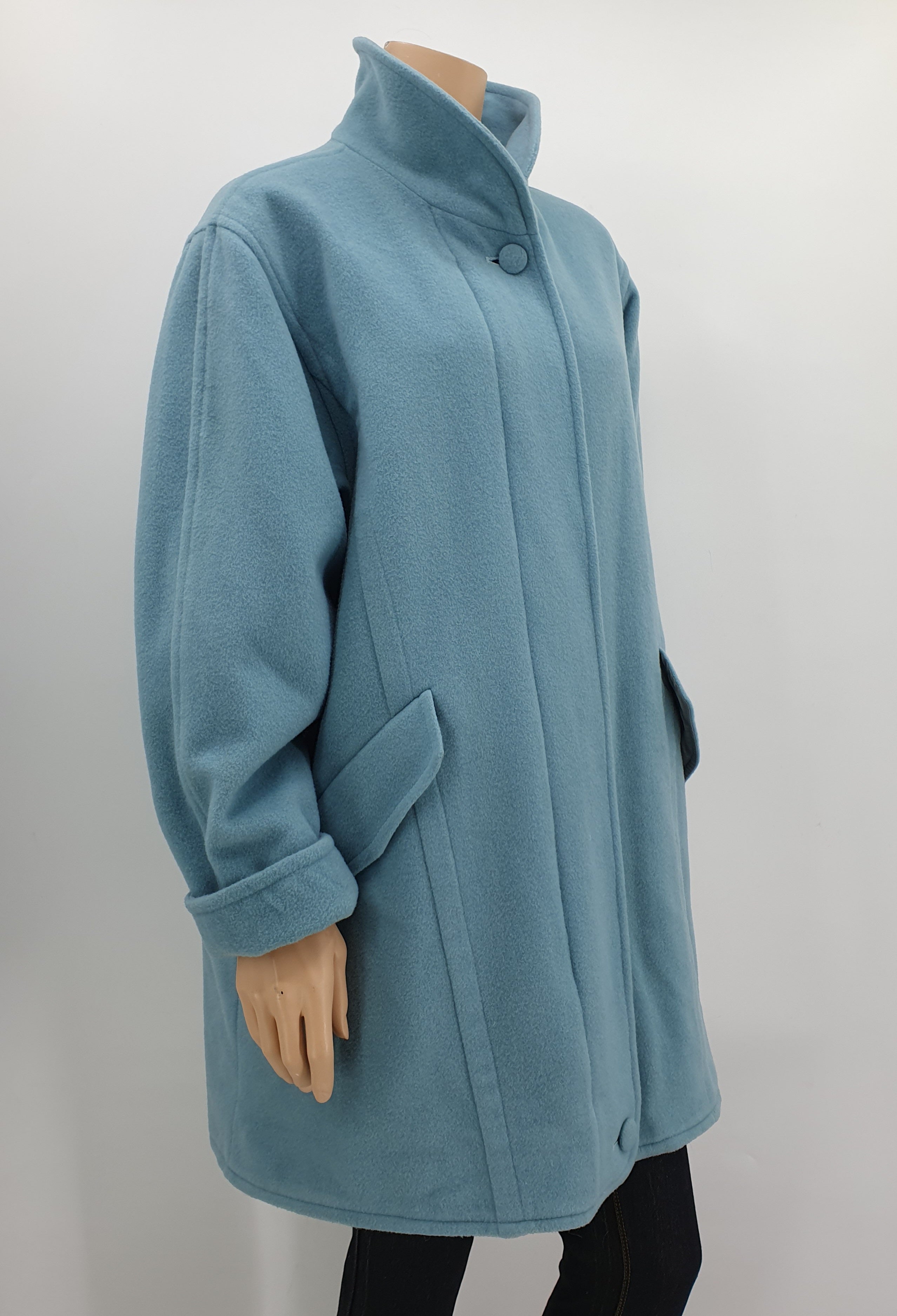 Chris Landers, light blue wool jacket from the 90s, size 44