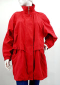 Impuls, red mid-season jacket, 90s, size 46