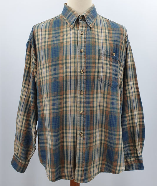 Carnaby Country, men's plaid shirt from the 90s, size XXL