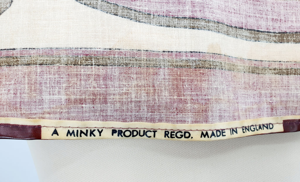 Minky, waxed apron from the 70s