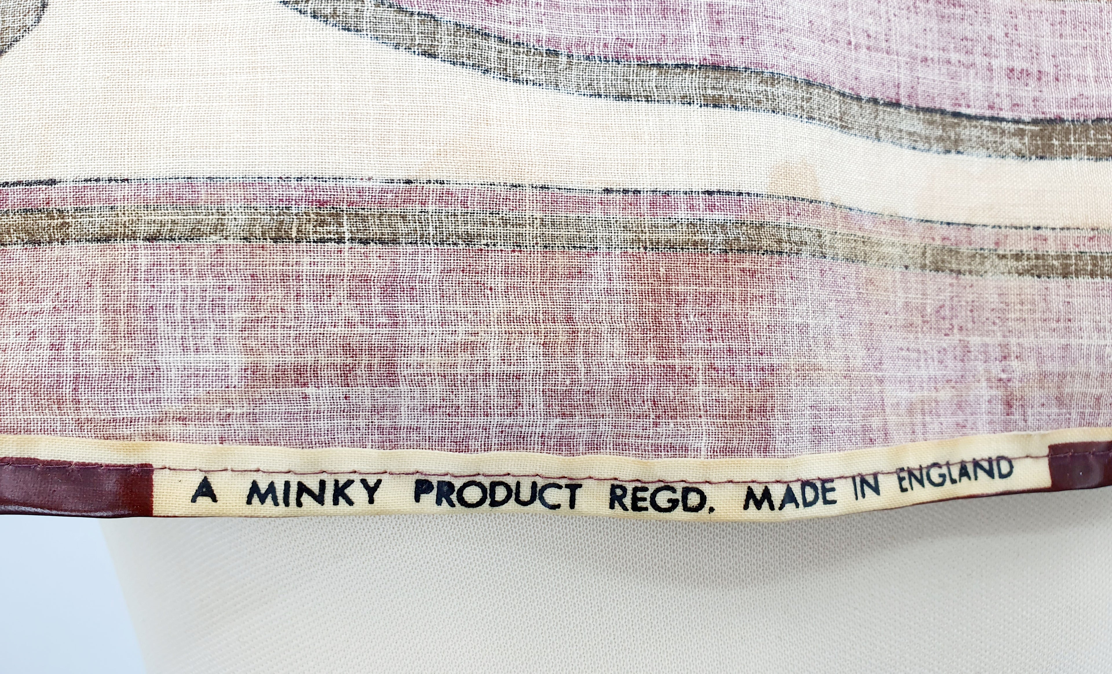 Minky, waxed apron from the 70s