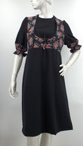 Chix-Puku, kotimainen vintagemekko, 70-80-luvulta, koko 38