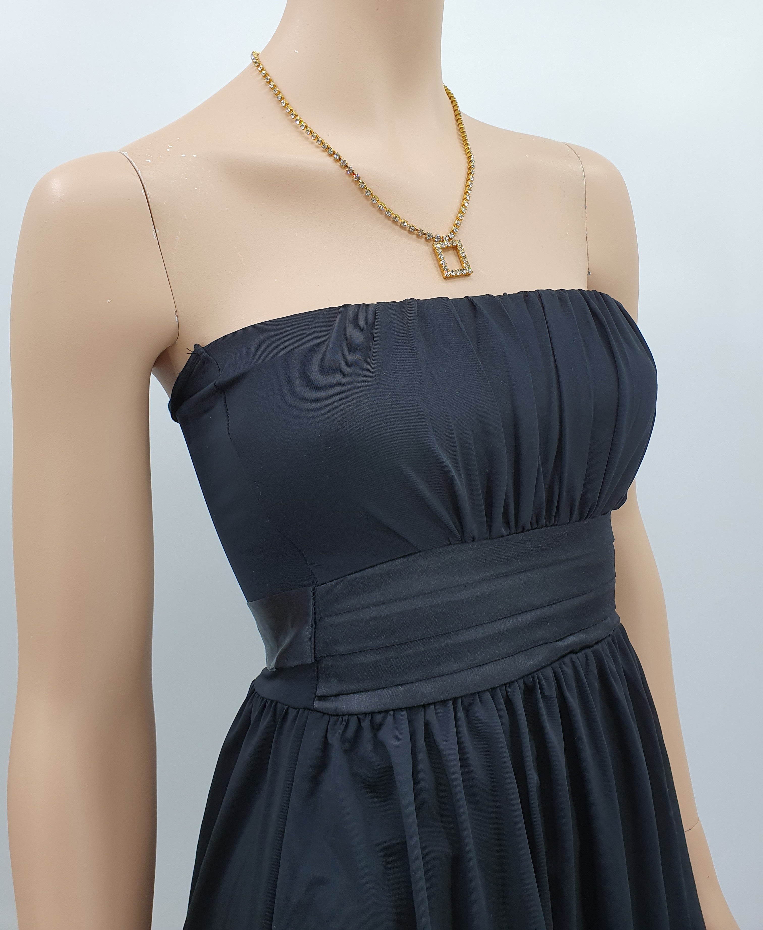 Madonna, black Y2K party dress, size 34