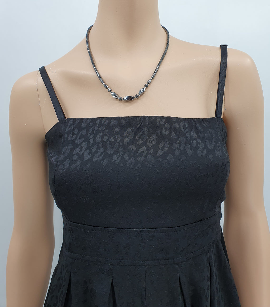 Black jumpsuit for a party, 2000s/Y2K, size 36