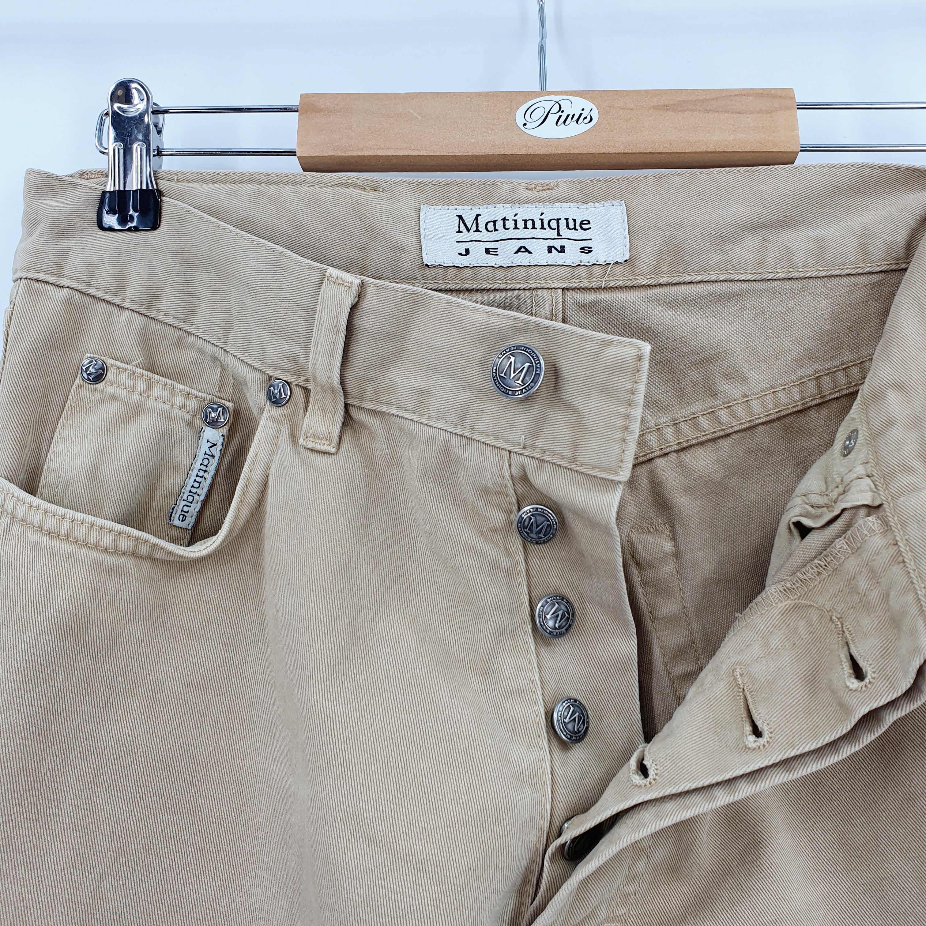 Matinique Jeans, high-waisted jeans from the 90s, belt 80cm, 31"