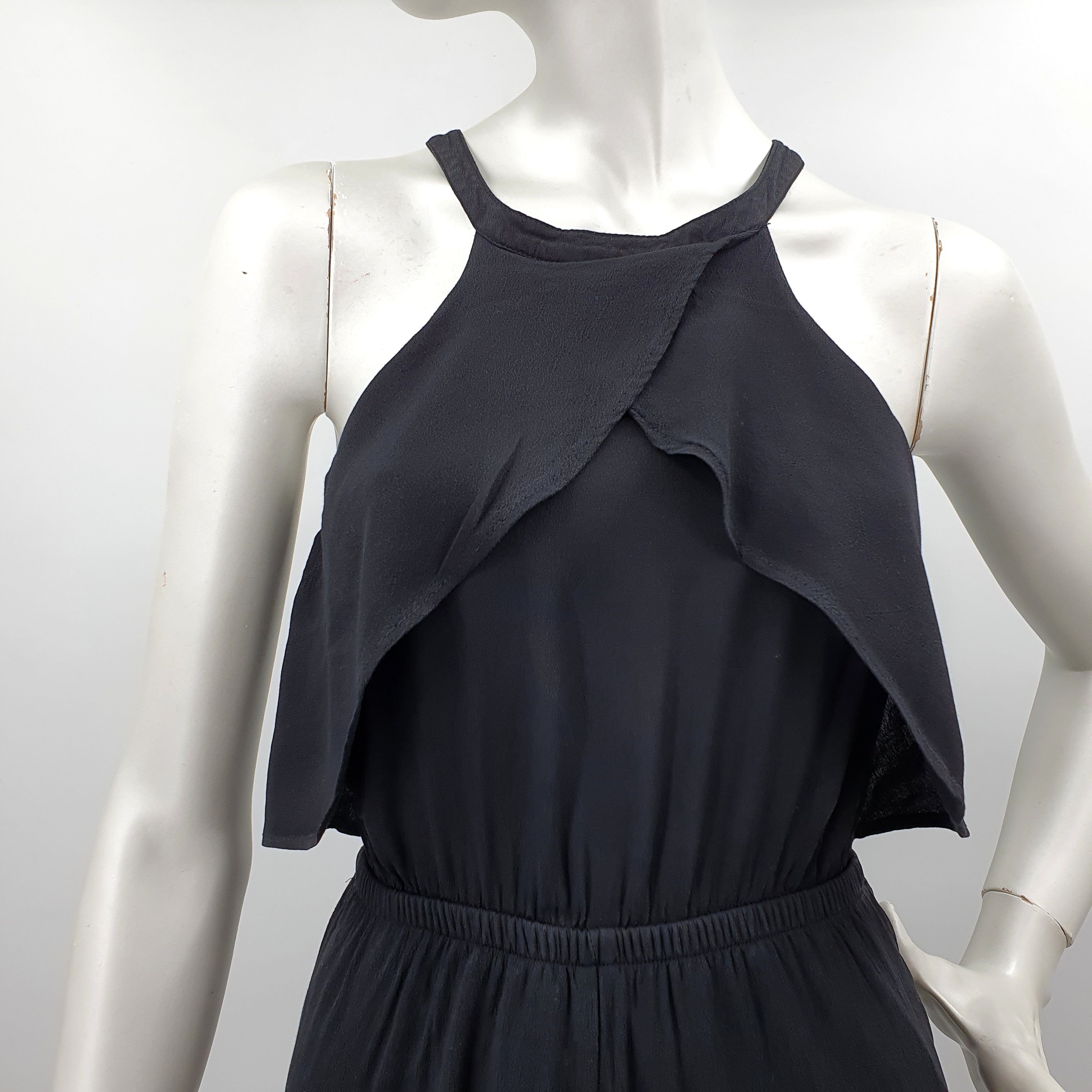 Miami, black party jumpsuit, size 34
