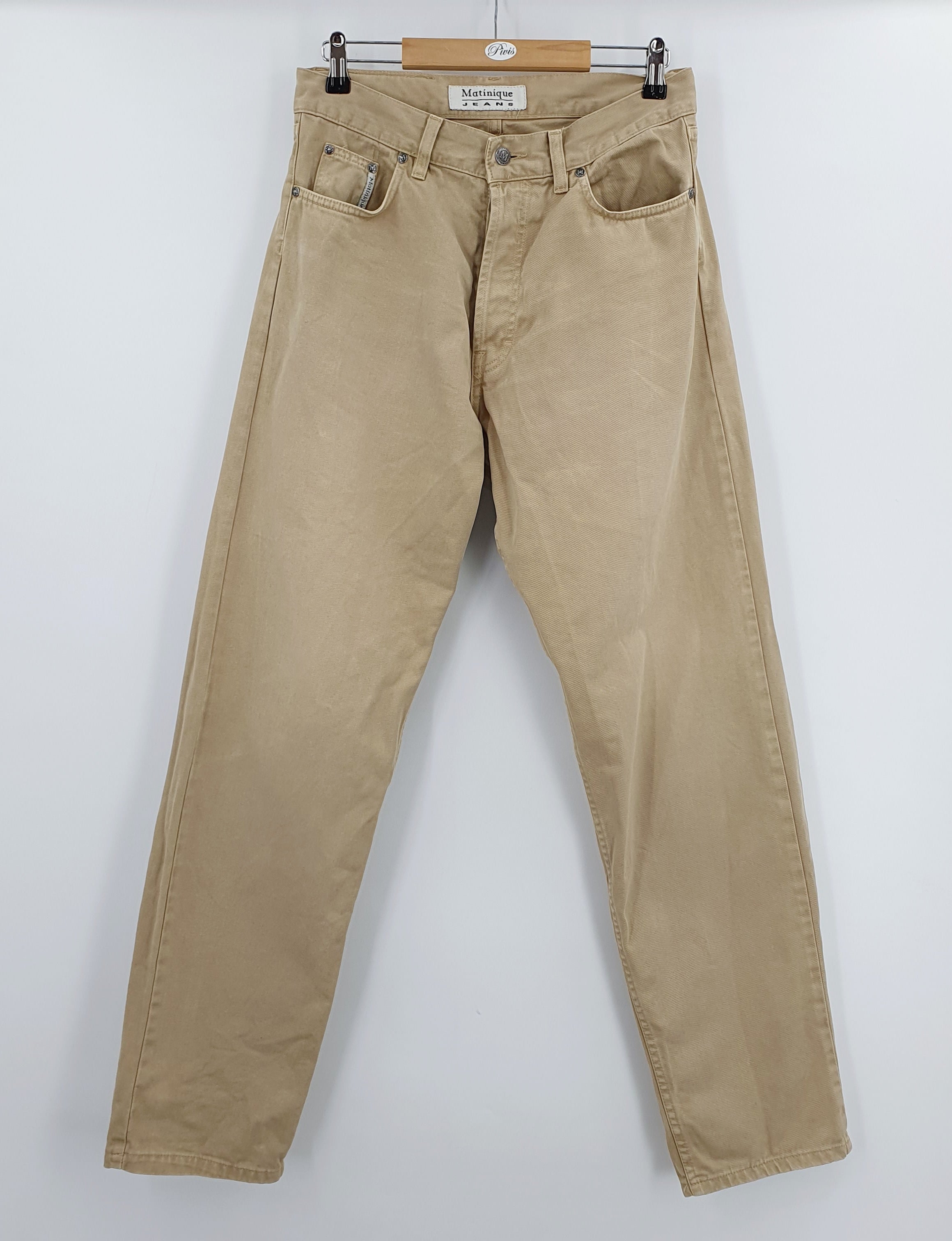 Matinique Jeans, high-waisted jeans from the 90s, belt 80cm, 31"