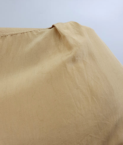 Bodyguard, beigen värinen unisex silkkipaita 90-luvulta, koko miesten M-L, naisten 42