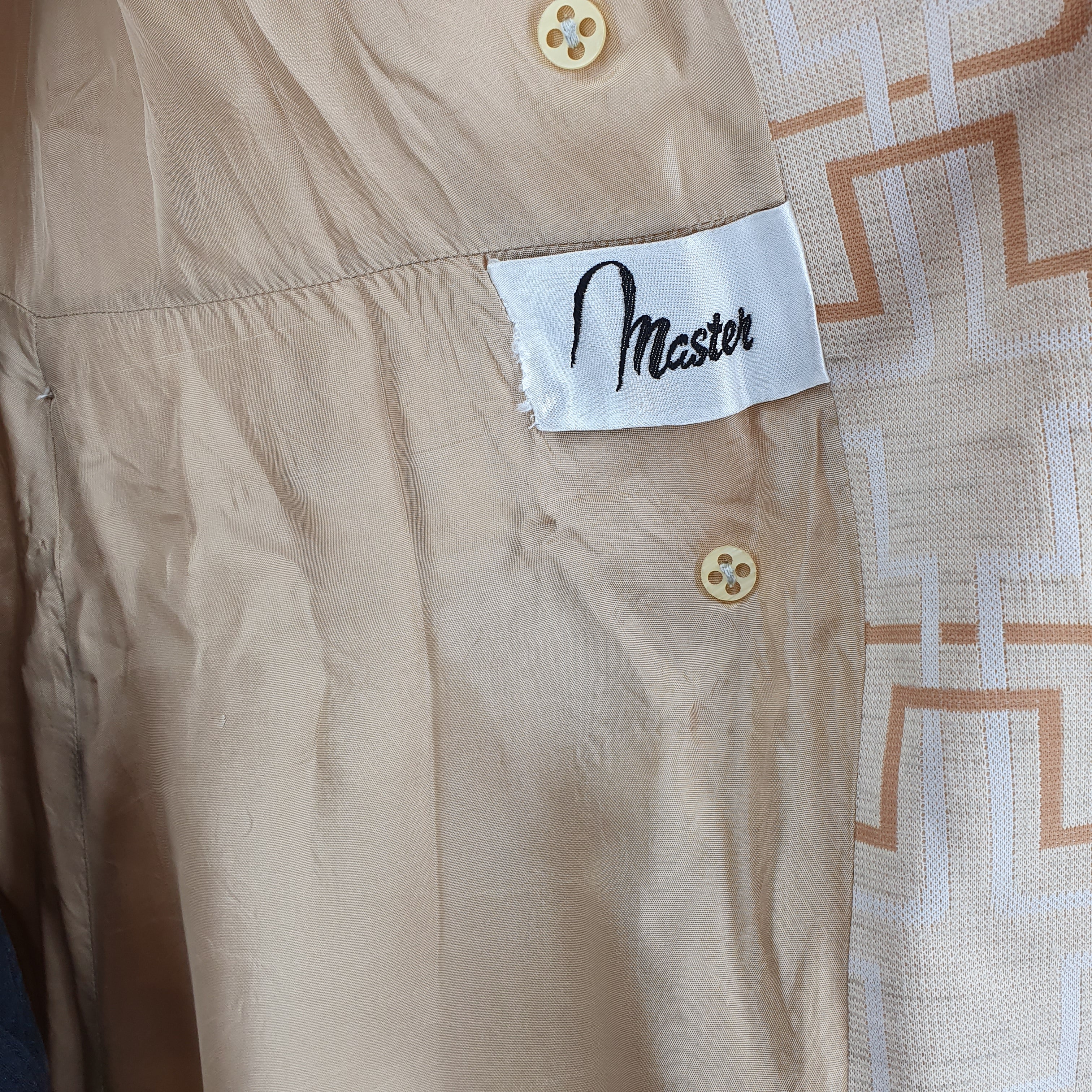 Master, women's beige trench coat from the 60s, size 34-36