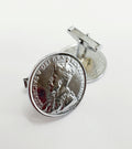 Cufflinks, image of the king