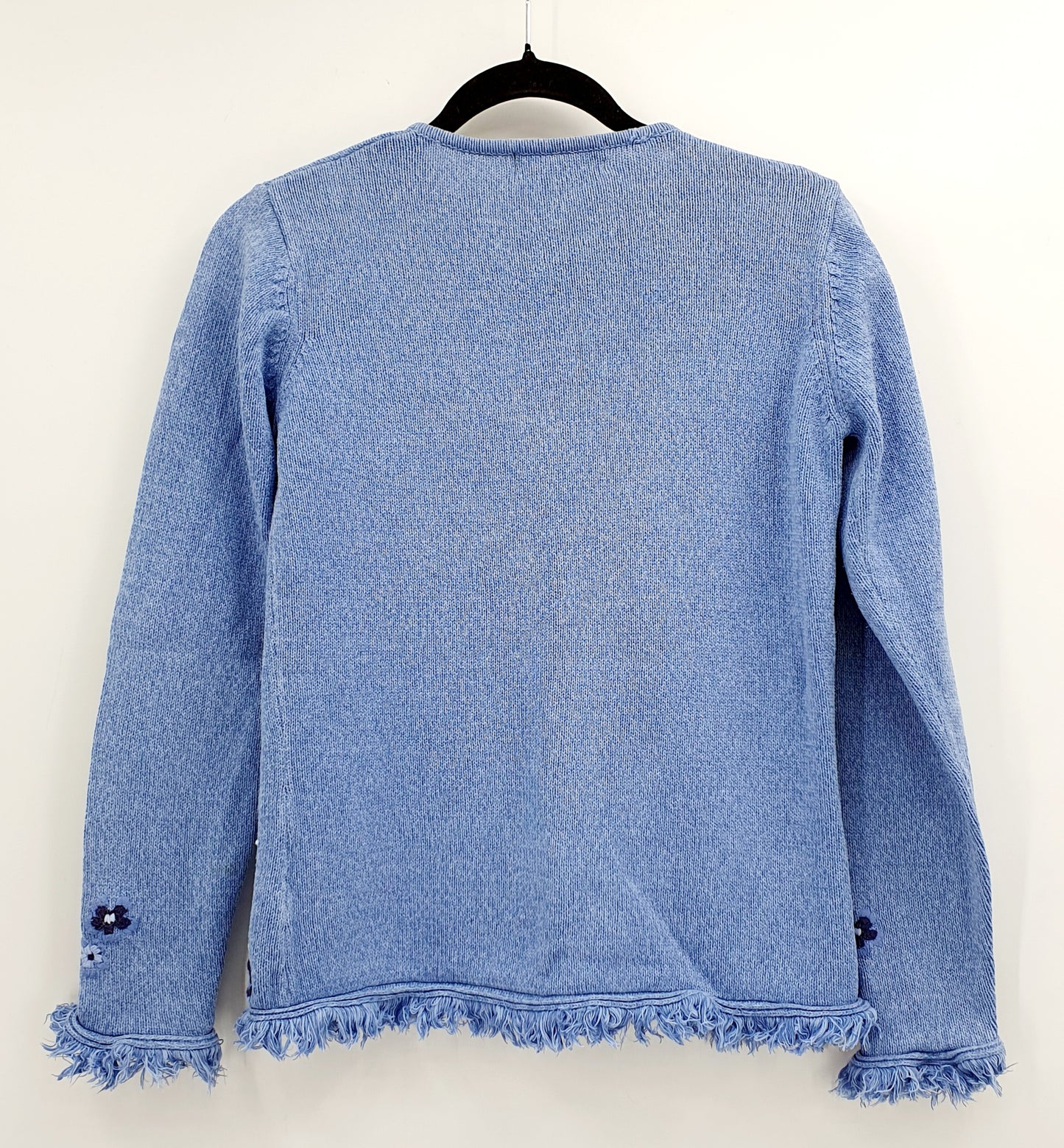 Tulchan, light blue embroidered cardigan, size 34-36