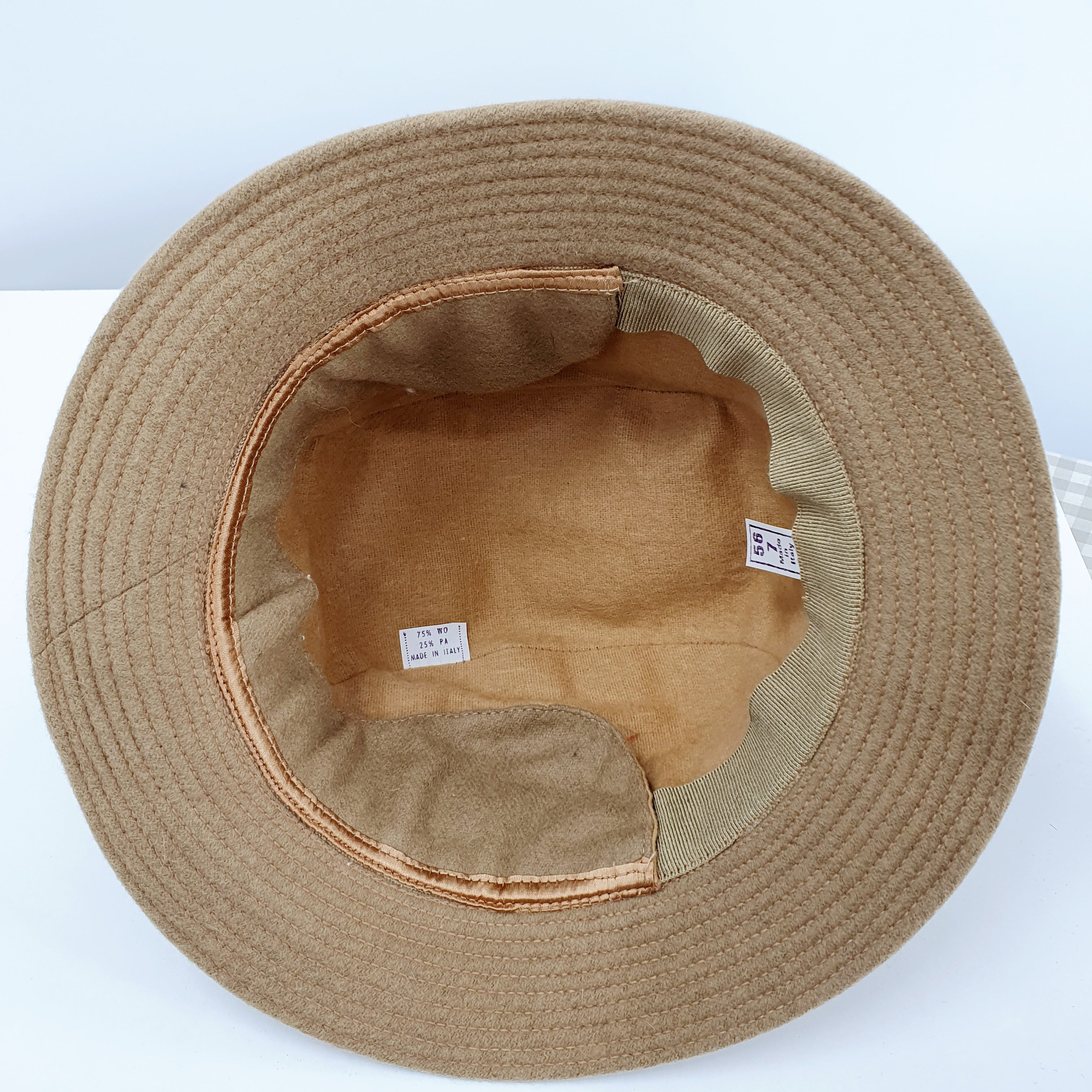 Italian felt hat with earflaps, unisex model, unused, 56cm