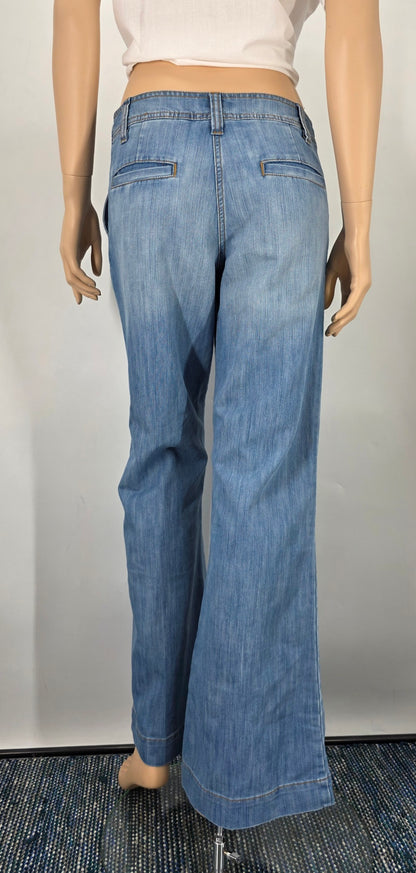 H&M, matalavyötäröiset farkut 90-luvulta, vy 82cm, koko 38