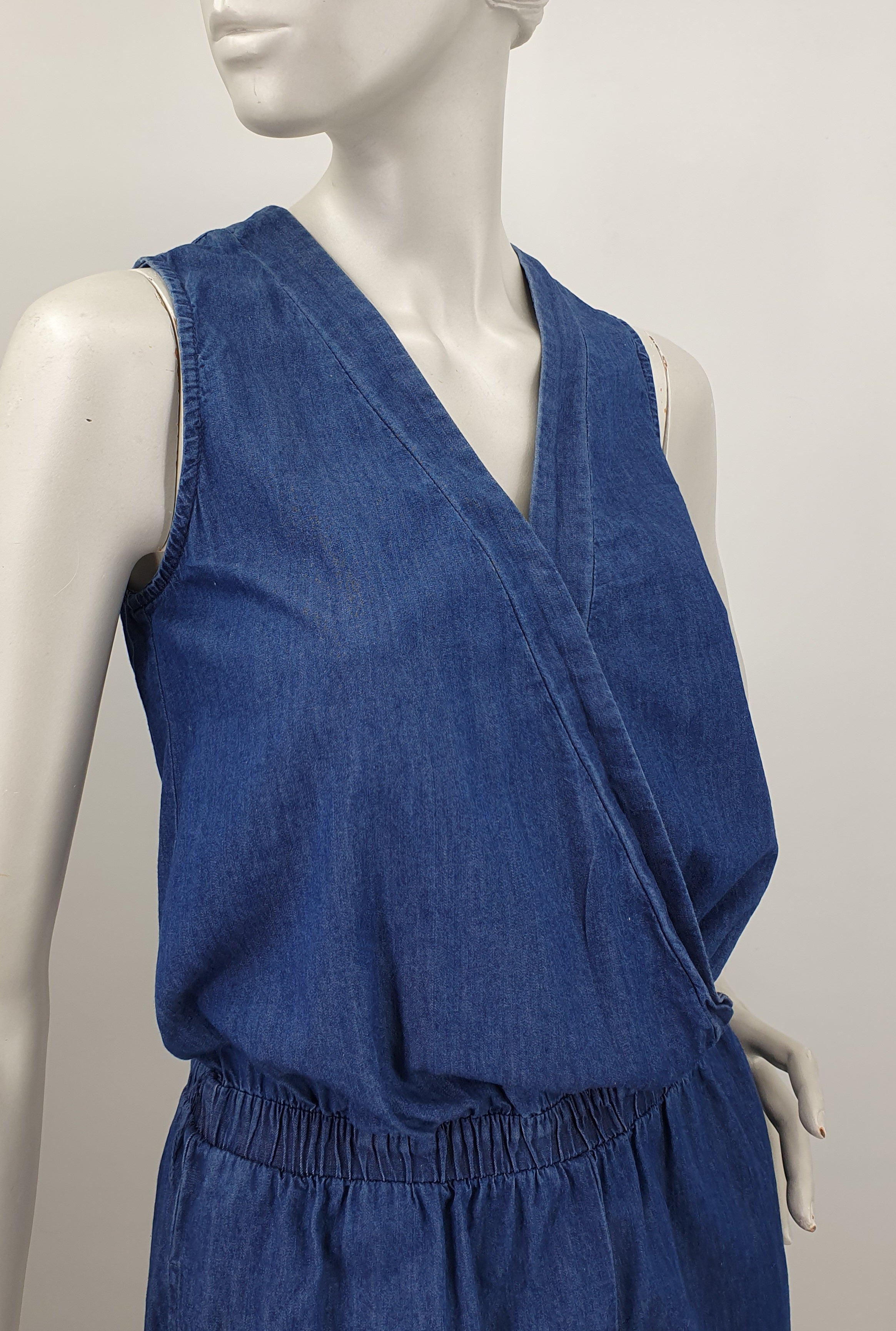 Mimi chica, denim blue jumpsuit, size 36-38