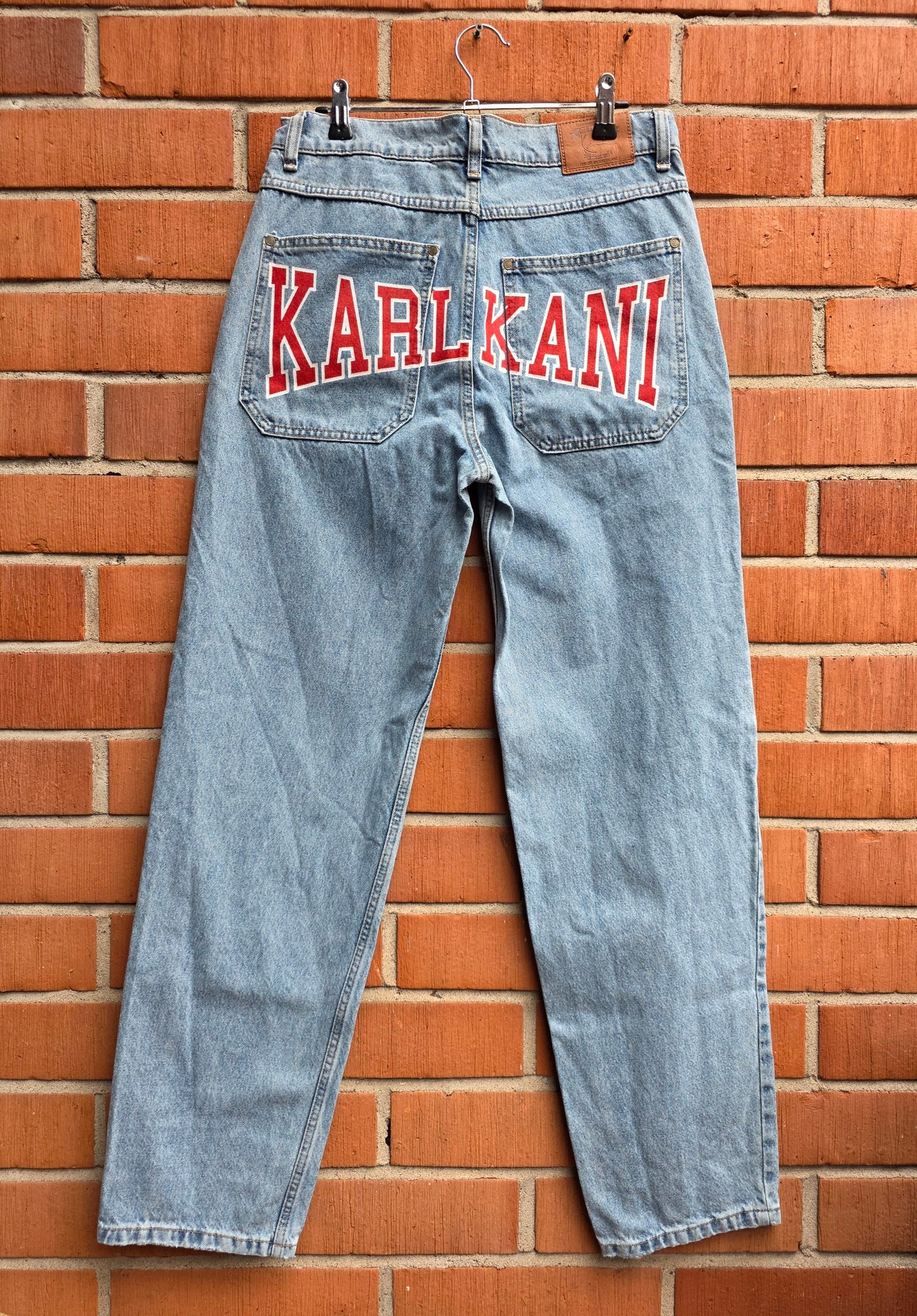 Karl Kani, baggy jeans, koko miesten S, naisten 38-40
