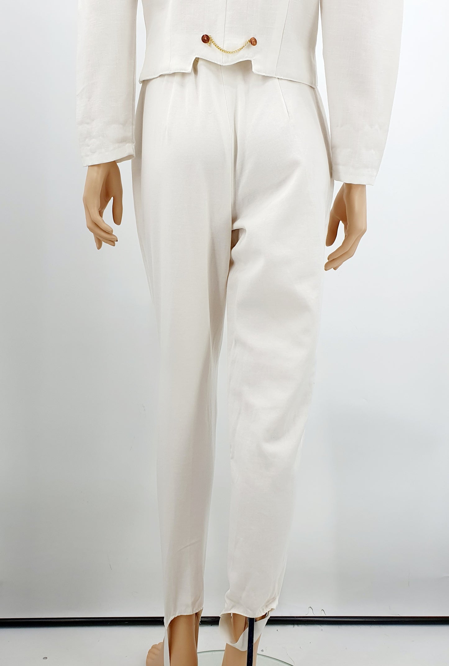 Tuomiss, off-white ski pants from the 80s-90s, waist 76cm, size 38