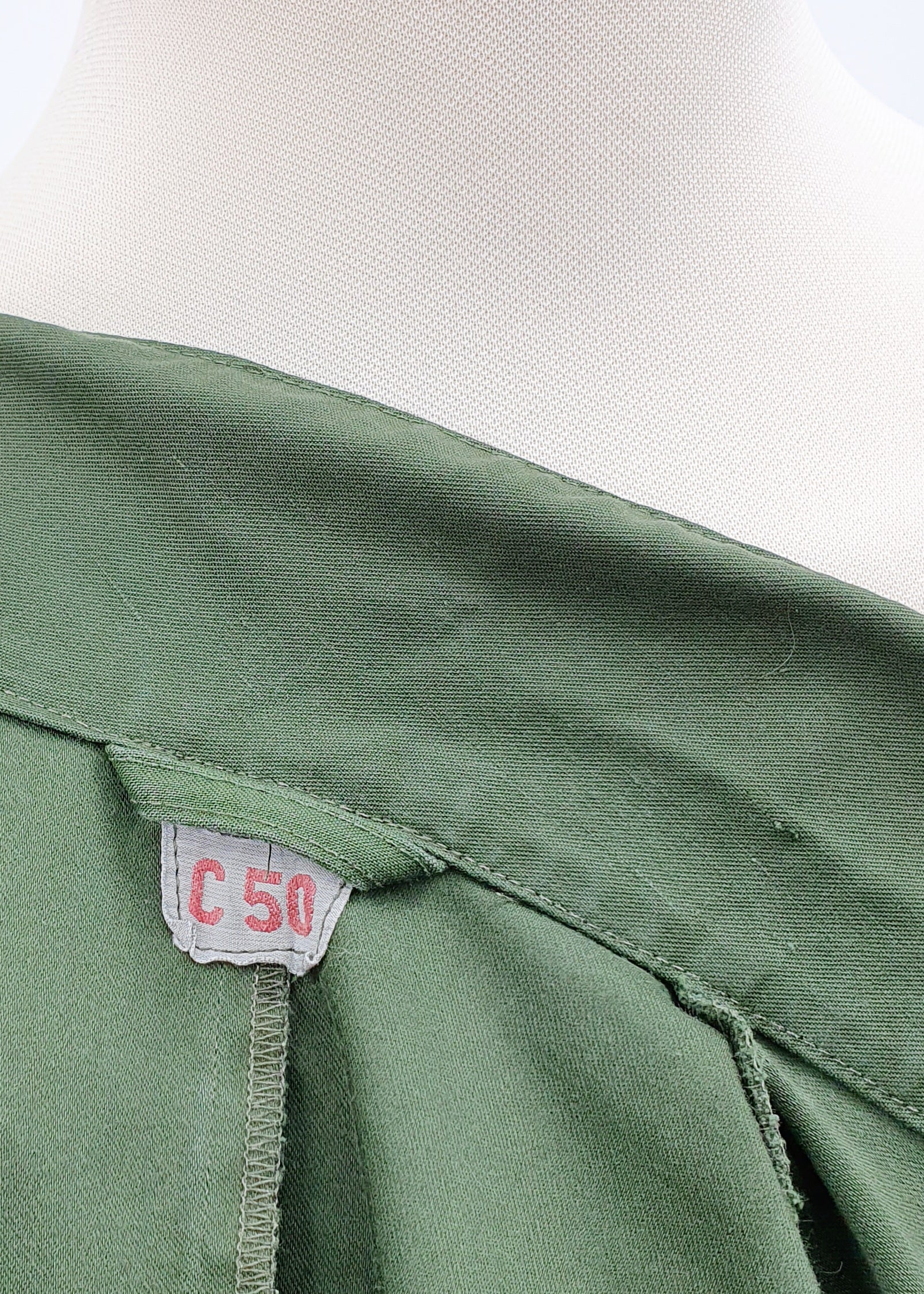 Men's military-style field jacket, size S