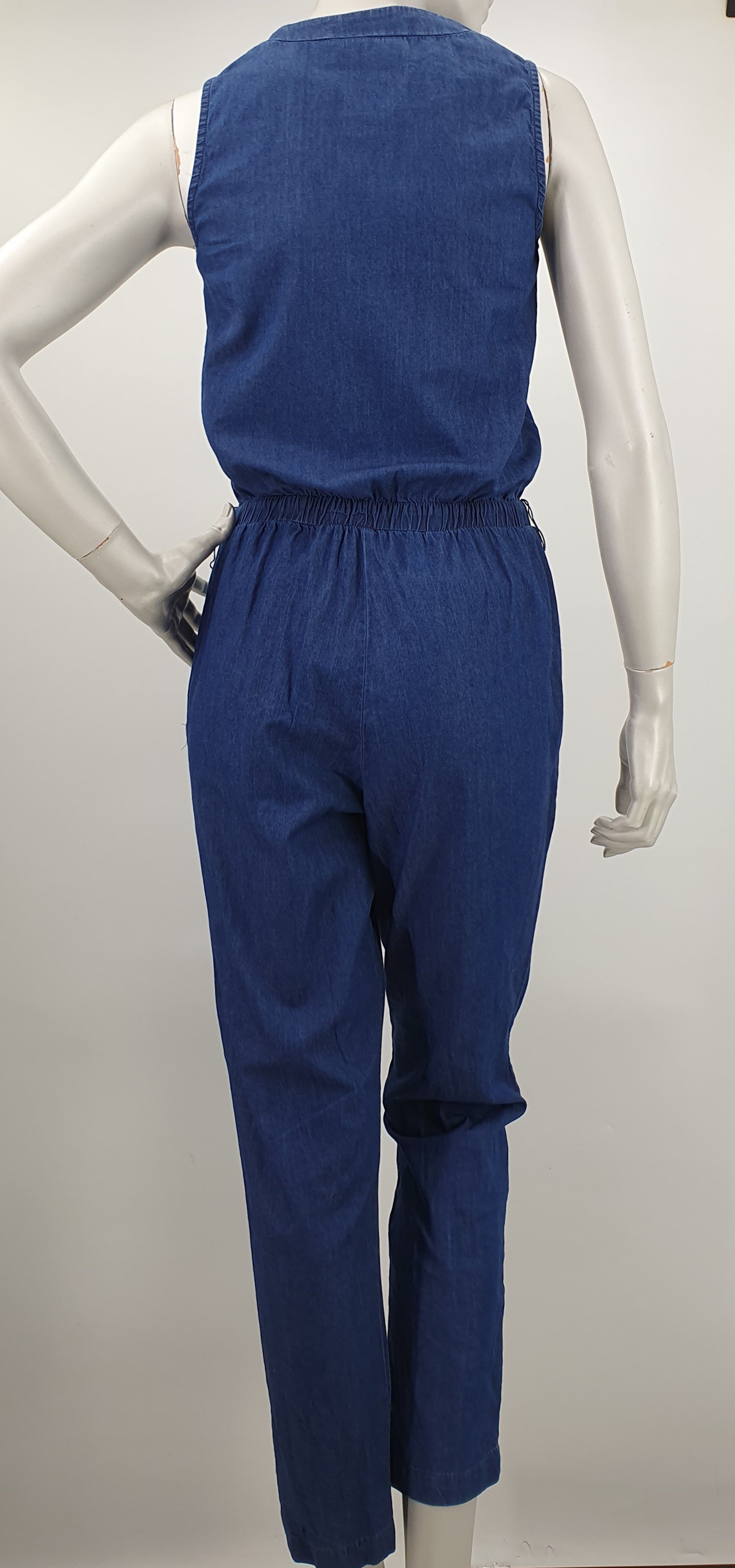 Mimi chica, denim blue jumpsuit, size 36-38