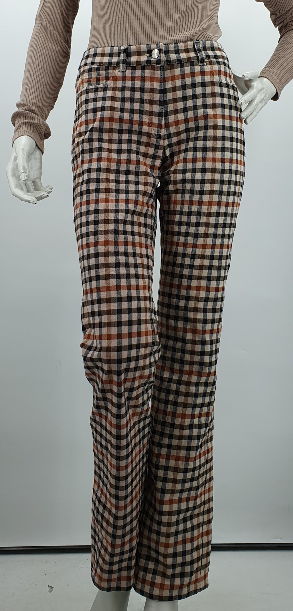 Daks London, checked trousers from the 2000s, size 38