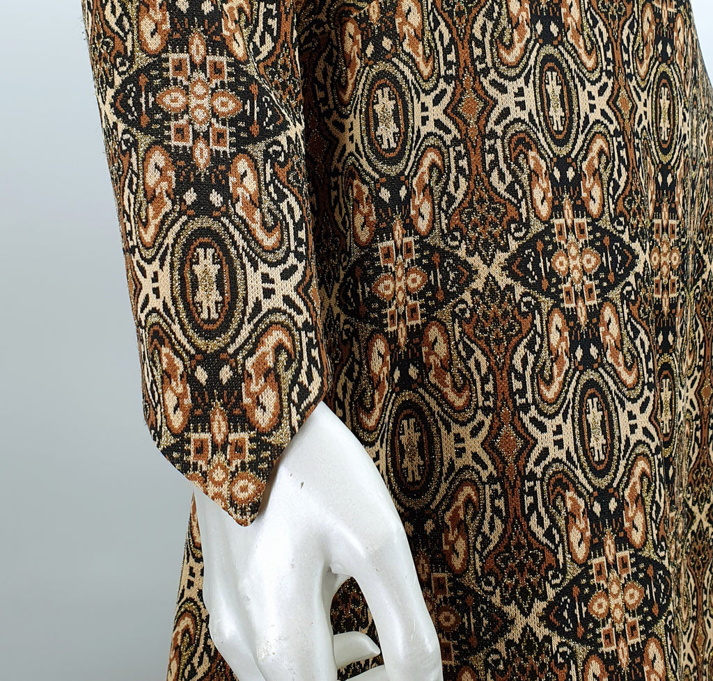 Juhlava maximekko 70-luvulta, koko 36